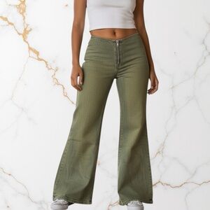 Zerotime Y2K Era Wide Flare Leg Jeans
